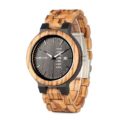 Drevené hodinky ZEBRANO BLACK