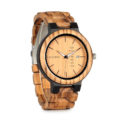 Drevené hodinky ZEBRANO BROWN