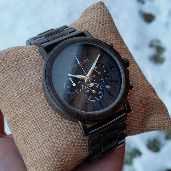 Drevené hodinky K2