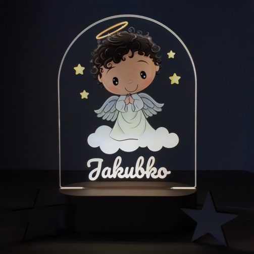 Detská nočná lampa s vlastným menom Anjelik II.