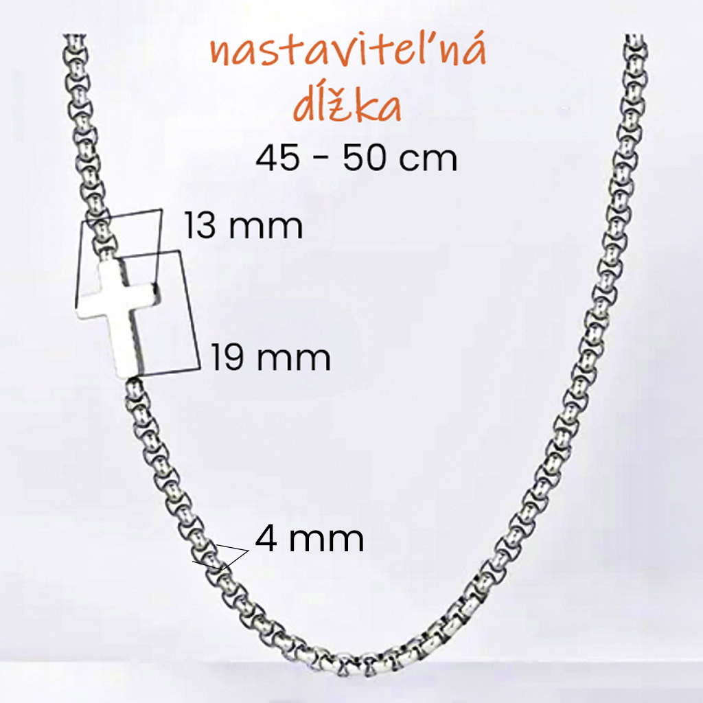 pansky-nahrdelnik-s-križikom-z-chirurgickej-ocele-rozmery-1-vini