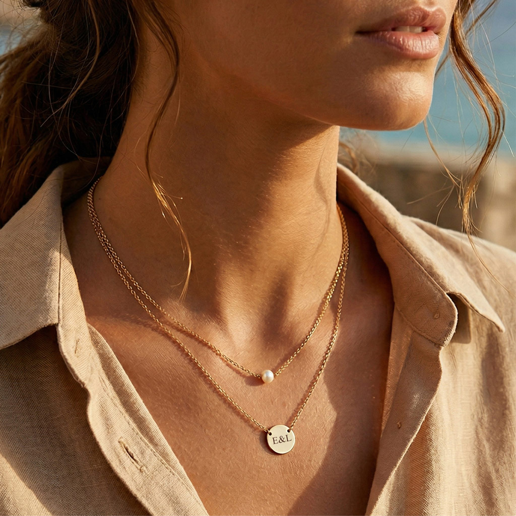 set-nahrdelnikov-miracle-perlovy-personalizovany-set-6-vini Personalizovaný set náhrdelníkov MIRACLE s perlou a medailónom z chirurgickej ocele